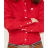 Cinch Women's Solid Red Button-Down Western Shirt -Country Outfitter Shop 2000175634 600 P3