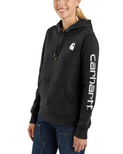 Carhartt Women's Clarksburg Graphic Sleeve Pullover Sweatshirt 12 Carhartt Women's Clarksburg Graphic Sleeve Pullover Sweatshirt -Country Outfitter Shop 2000238908 001 D2