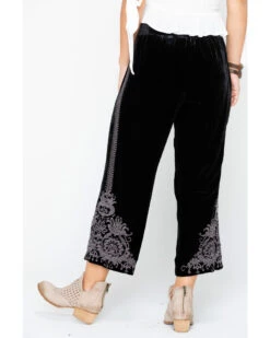 Johnny Was Women's Hirsch Velvet Embroidered Crop Pants -Country Outfitter Shop 2000257328 001 P2