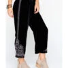 Johnny Was Women's Hirsch Velvet Embroidered Crop Pants -Country Outfitter Shop 2000257328 001 P3