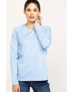 Ariat Women's FR Air Crew Long Sleeve Work Shirt -Country Outfitter Shop 2000269245 400 P1