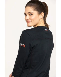 Ariat Women's FR AC Long Sleeve Work Top -Country Outfitter Shop 2000269247 001 P5