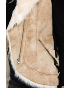 Honey Creek By Scully Women's Beige Faux Fur Vest -Country Outfitter Shop 2000280568 250 P4