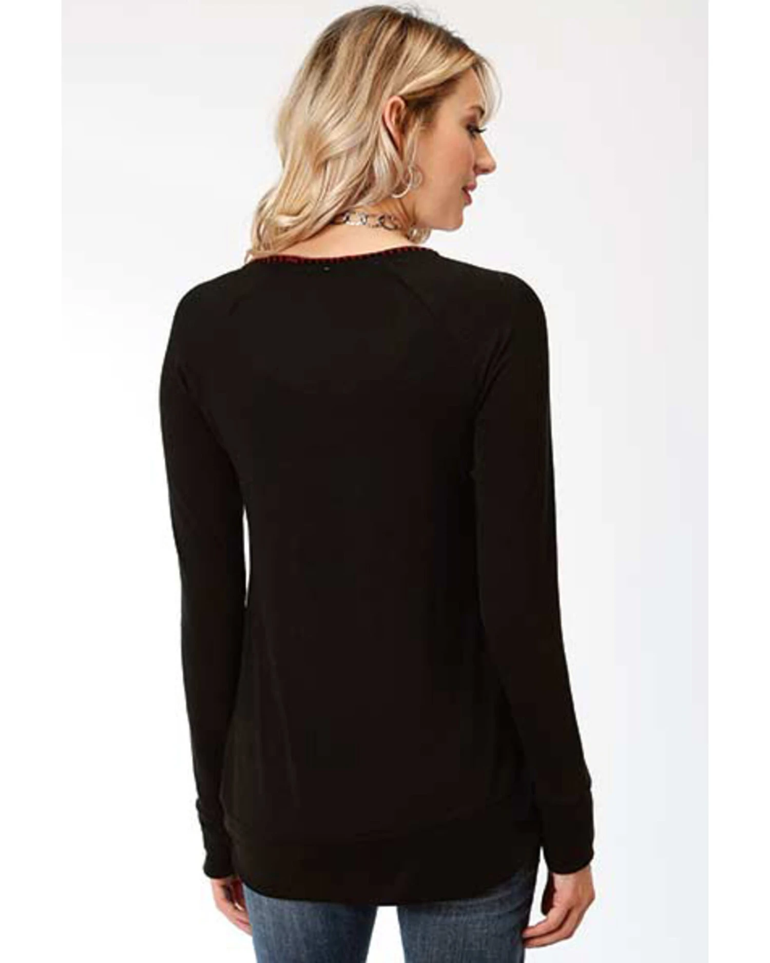 ROPER Studio West Women's Native Arts Embroidered Sweater 5 ROPER Studio West Women's Native Arts Embroidered Sweater - Image 3