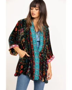 Johnny Was Women's Abril Velvet Reversible Kimono -Country Outfitter Shop 2000287968 900 P1