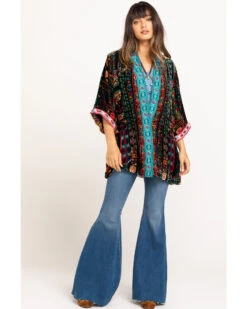 Johnny Was Women's Abril Velvet Reversible Kimono -Country Outfitter Shop 2000287968 900 P6
