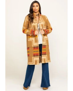 Pendleton Women's Tan Harding Jacquard 1930 Archive Coat
