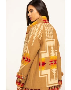 Pendleton Women's Tan Harding Jacquard 1930 Archive Coat 11 Pendleton Women's Tan Harding Jacquard 1930 Archive Coat -Country Outfitter Shop 2000289389 280 P5