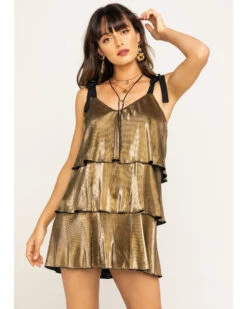 Show Me Your Mumu Women's Pleated Suarez Tie Dress -Country Outfitter Shop 2000293757 710 P1