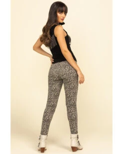 Rock & Roll Denim Women's Leopard Print Skinny Jeans -Country Outfitter Shop 2000296893 400 P5