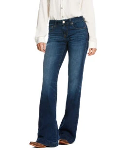Ariat Women's Kelsea Trouser Stretch Wide Leg Jeans
