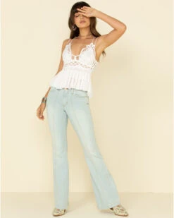 Free People Women's Adella Cami Lace Ruffled Tank Top -Country Outfitter Shop 2000325212 100 P3