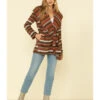 Cripple Creek Women's Orange Striped Blanket Wrap Jacket -Country Outfitter Shop 2000327628 800 P3