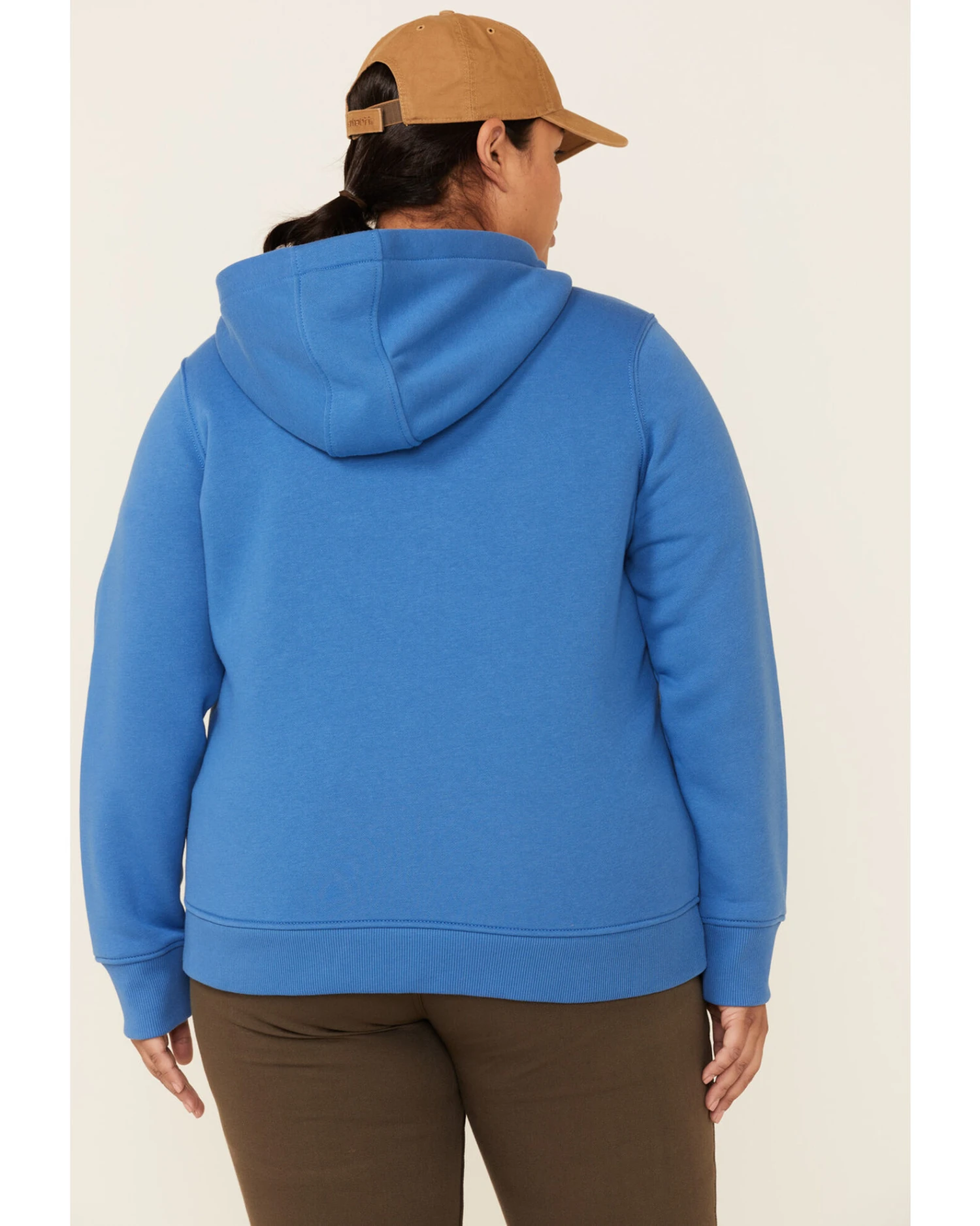 Carhartt Women's Clarksburg Zip-Front Hooded Work Sweatshirt - Plus 5 Carhartt Women's Clarksburg Zip-Front Hooded Work Sweatshirt - Plus - Image 3