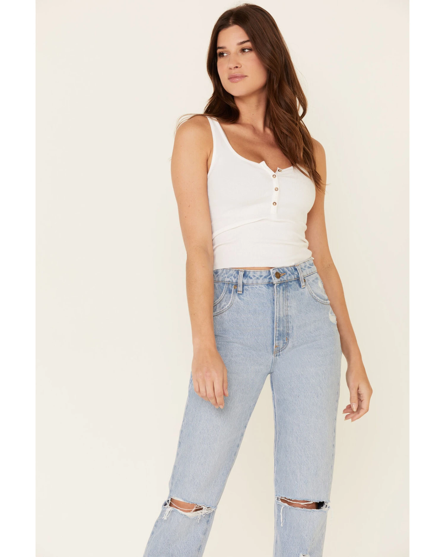 Rolla's Women's High Rise Original Straight Leg Jeans 3 Rolla's Women's High Rise Original Straight Leg Jeans