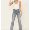 Rock & Roll Denim Women's Button Front Trouser Jeans -Country Outfitter Shop 2000333630 400 P1