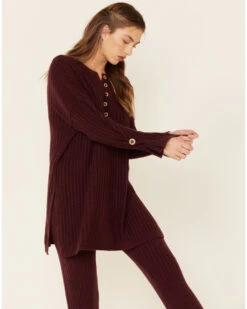 Free People Women's Around The Clock Henley Top -Country Outfitter Shop 2000336515 646 P2