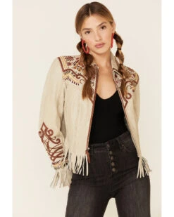 Double D Ranch Women's Poco Loco Leather Jacket -Country Outfitter Shop 2000337239 110 P1