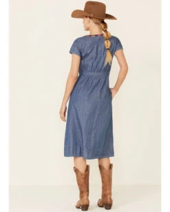 Stetson Women's Embroidered Denim Dress -Country Outfitter Shop 2000339213 400 P4