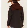 Cinch Women's Color Block Hooded Storm Flap Barn Coat -Country Outfitter Shop 2000342156 022 P4