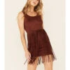 Idyllwind Women's Lady Luck Faux Suede Fringe Dress -Country Outfitter Shop 2000342526 220 P2