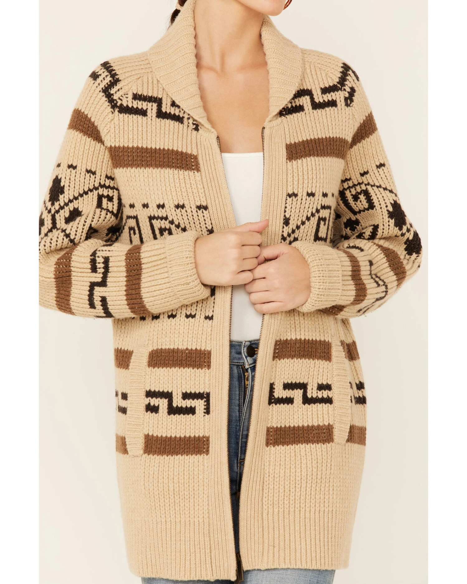 Pendleton Women's Long Sleeve Westerley Cardigan 5 Pendleton Women's Long Sleeve Westerley Cardigan - Image 3