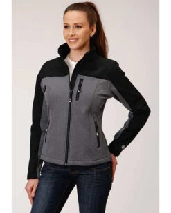 Roper Women's Contrast Softshell Jacket - Plus
