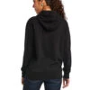 Ariat Women's Black R.E.A.L Mexico Embroidered Logo Pullover Hoodie - Plus -Country Outfitter Shop 2000347975 001 P3