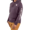 Carhartt Women's Relaxed Fit Heather Logo Sleeve Graphic Work Hoodie -Country Outfitter Shop 2000352813 500 P1
