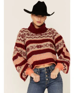 Free People Women's Check Me Out Sweater 8 Free People Women's Check Me Out Sweater -Country Outfitter Shop 2000357138 600 P1