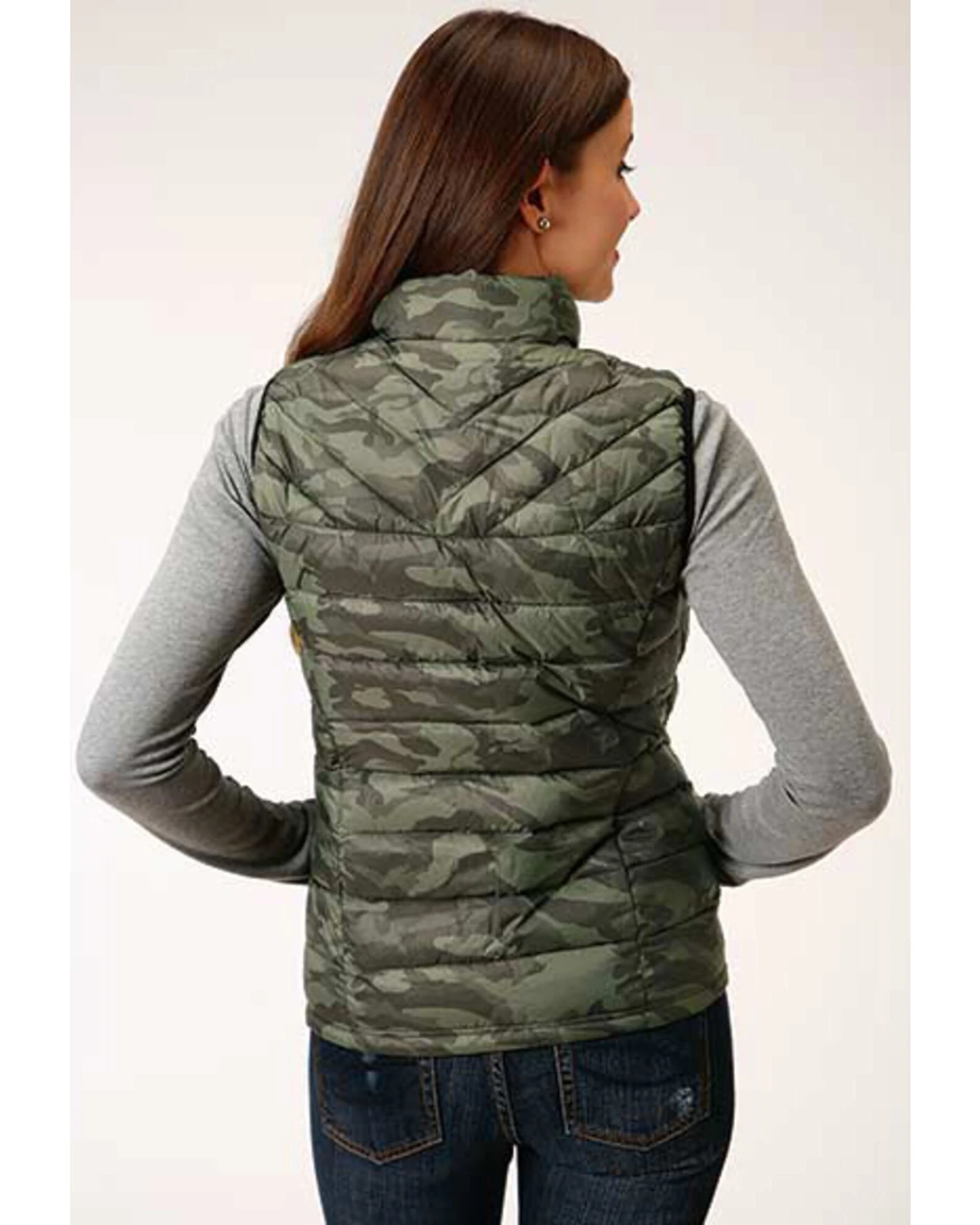 Roper Women's Camo Quilted Puffer Vest 3 Roper Women's Camo Quilted Puffer Vest
