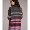Stetson Women's Striped Oversized Knit Open-Front Cardigan -Country Outfitter Shop 2000360060 900 P2
