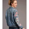 Stetson Women's Floral Embroidered Denim Jacket -Country Outfitter Shop 2000360062 400 P2