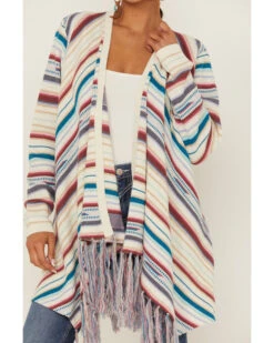 Tasha Polizzi Women's Ines Rissani Serape Fringe Cardigan Sweater 8 Tasha Polizzi Women's Ines Rissani Serape Fringe Cardigan Sweater -Country Outfitter Shop 2000362882 103 P3