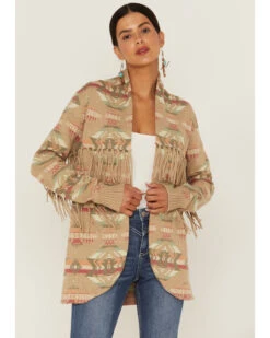 Tasha Polizzi Women's Catalina Southwestern Fringe Cardigan -Country Outfitter Shop 2000362889 295 P1