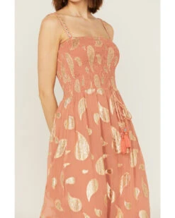 Z&L Women's Sophia Paisley Print Smocked Sleeveless Maxi Dress 9 Z&L Women's Sophia Paisley Print Smocked Sleeveless Maxi Dress -Country Outfitter Shop 2000364701 661 P3