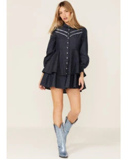 Maggie Sweet Women's Barcelona Tiered Denim Dress -Country Outfitter Shop 2000365869 400 P3