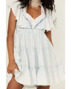 Free People Women's Undone Tiered Mini Dress 9 Free People Women's Undone Tiered Mini Dress -Country Outfitter Shop 2000366142 400 P3