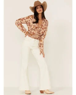 Free People Women's I Got You Printed Top -Country Outfitter Shop 2000366154 103 P2