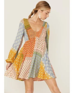 Jen's Pirate Booty Women's Hyde Patchwork Mini Dress -Country Outfitter Shop 2000367261 900 P2