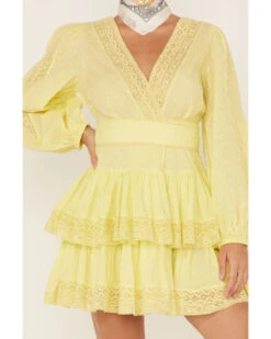 Maia Bergman Women's Mika Lace Tiered Dress