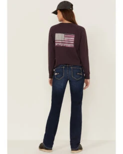 Ariat Women's Rebar Camden Medium Wash Flex Riveter Double Front Slim Leg Work Jeans -Country Outfitter Shop 2000367463 400 P3