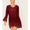 Johnny Was Women's Garnet Rhine Long Sleeve Tunic Dress -Country Outfitter Shop 2000367760 600 P1