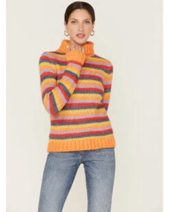 Wrangler Women's Stripe Knit Turtleneck Sweater 8 Wrangler Women's Stripe Knit Turtleneck Sweater -Country Outfitter Shop 2000372607 800 P1