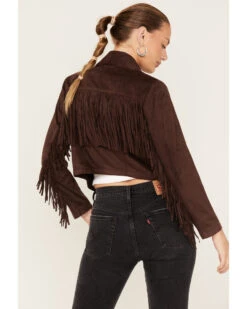 Shyanne Women's Fringe Faux Suede Jacket -Country Outfitter Shop 2000373358 240 P4