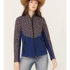 RANK 45 Women's Fannie Geo Print Softshell Jacket -Country Outfitter Shop 2000373432 460 P1