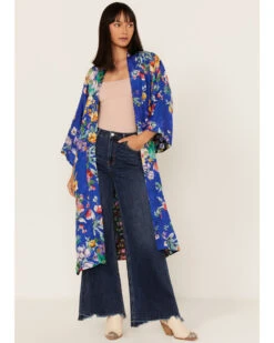 Johnny Was Women's Ella Floral Reversible Kimono 9 Johnny Was Women's Ella Floral Reversible Kimono -Country Outfitter Shop 2000373883 000 P2