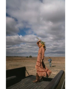 Idyllwind Women's Floral Print Tiered Maxi Dress