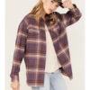 Cleo + Wolf Women's Plaid Print Oversized Long Sleeve Flannel Button Down Shirt -Country Outfitter Shop 2000374827 560 P2