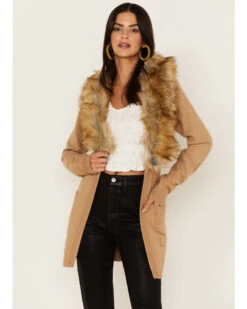 Show Me Your Mumu Women's Faux Fur Cabin Cardigan 8 Show Me Your Mumu Women's Faux Fur Cabin Cardigan -Country Outfitter Shop 2000376653 290 P1